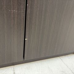 リユースのサカイ栃木店★ジモティ割あり★ NITORI 食器棚（コパン80） ダークブラウン W79×D42×H180 クリーニング済み TC10882の画像