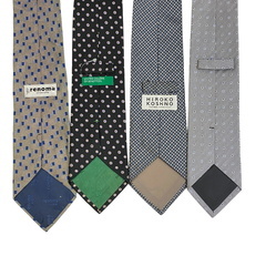 アルマーニ ARMANI ネクタイ ダンヒル ブランド ネクタイ 大量 まとめて 10本セット ブラックの画像