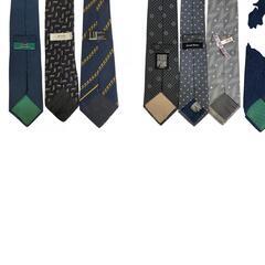 アルマーニ ARMANI ネクタイ ダンヒル ブランド ネクタイ 大量 まとめて 10本セット ブラックの画像