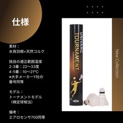 ★お値下げ中★バドミントン　シャトルの画像