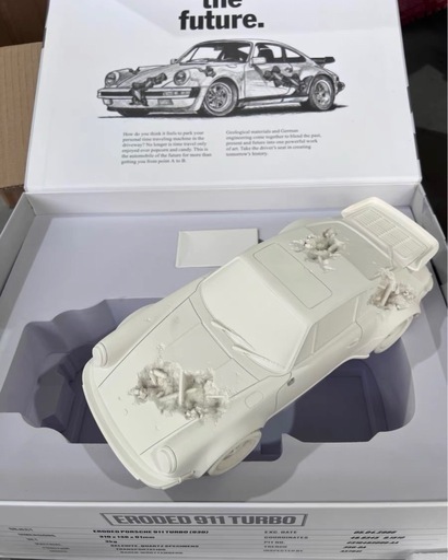 Daniel Arsham ERODED 911 TURBO Porsche Figure (Edition of 500)