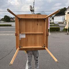 NITORI ニトリダイニングテーブルNコレクション　回転チェア2脚の画像