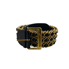 シャネル CHANEL ベルト 3連チェーンベルト 70/28 ブラックの画像