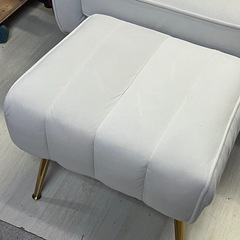 【GOGOセール‼︎】1人がけオットマン付ソファの画像