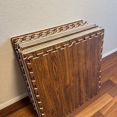 ジョイントマット 木目調 59×59×1cm 24枚の画像