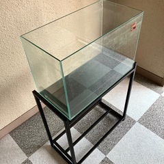 ガラス水槽＆水槽台セット 60cmハイタイプ 金属製の画像