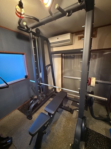 スミスマシン　プレート100kg付属