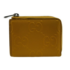 グッチ GUCCI コインケース GGエンボス カードケース 657571 イエローの画像