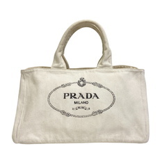 プラダ PRADA トートバッグ カナパL ホワイトの画像