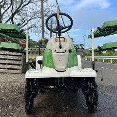 ヤンマー　田植機 パワステ 4条植え  Pes-1 　4馬力　歩っとハンドル　4条　乗用型　田んぼ　水田　ガソリン　田植え機　農機具　宮崎　簡易始動動画ありの画像