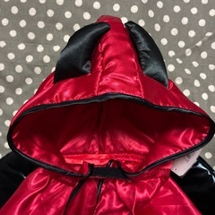 ハロウィン仮装小悪魔マントとステッキ　キッズの画像