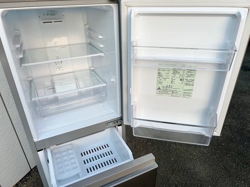 ■アクア 2ドア冷凍冷蔵庫 126L 2021年製■AQUA AQR-13K 単身向け冷蔵庫 1人用2ドア冷蔵庫