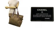 シャネル CHANEL トートバッグ ニュートラベルライン カーキの画像
