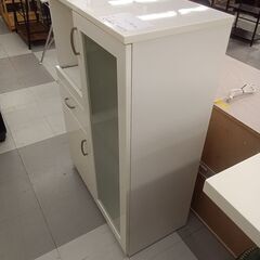 ★リユースのサカイ千葉中央店★ ニトリ レンジ台  H115×D40×W80 クリーニング済み TC4797の画像