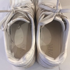 ZARA 厚底　スニーカー　サイズ36 23.5センチ　ホワイトの画像