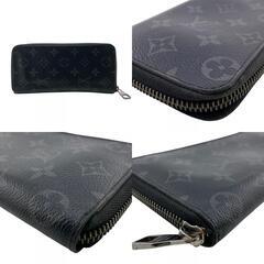 ルイヴィトン LOUIS VUITTON 長財布 モノグラムエクリプス ヴェルティカル ジッピーウォレット M62295 ブラックの画像