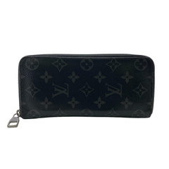 ルイヴィトン LOUIS VUITTON 長財布 モノグラムエクリプス ヴェルティカル ジッピーウォレット M62295 ブラックの画像