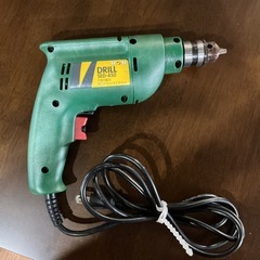 電動工具🧰HARDHEADTOOLS電動ドリル回転数(R.P.M)0〜2,800消費電力(W)450電流(A)4.5電源(V)100SED450POWER緑の画像