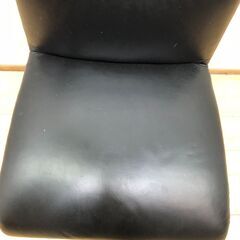 JOOP! ヒモラ himolla ドイツ製 本革チェア ダイニング 椅子 ブラック クローム脚 高級家具　【糸島市内 送料無料】250930-3の画像