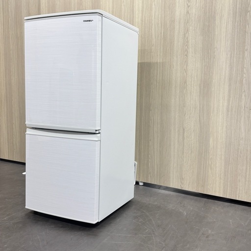 A1614?配送♻️設置可能‼️2019年製シャープ 2ドア冷蔵庫SJ-D14E-W?動作確認済⭕️