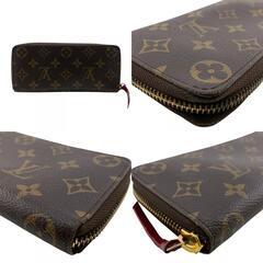 ルイヴィトン LOUIS VUITTON 長財布 モノグラム ポルトフォイユ クレマンス M60742 ブラウンの画像