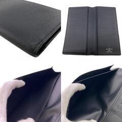ルイヴィトン LOUIS VUITTON 長財布 タイガ ポルトフォイユ ロン ブラックの画像