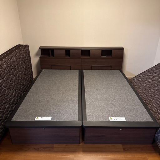 ドリームベッド ベッドフレーム シングルサイズ 2点 (あむあむ) 尼崎の