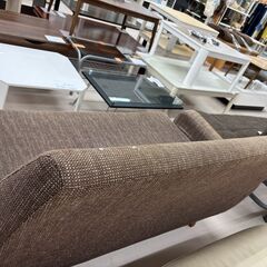 リユースのサカイ栃木店★ジモティ割あり★  ソファー ブラウン W140×D69×H80 クリーニング済み TC10886の画像