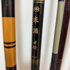 鮎釣竿　７本まとめ売りの画像