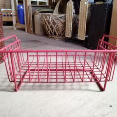 レトロ ワイヤーバスケット 多用途 洗いカゴにも かご 収納　/TJ-2590 2F南の画像