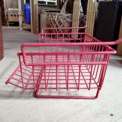レトロ ワイヤーバスケット 多用途 洗いカゴにも かご 収納　/TJ-2590 2F南の画像