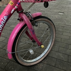 18インチ　ミニーちゃん　自転車　の画像