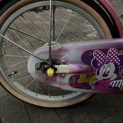 18インチ　ミニーちゃん　自転車　の画像
