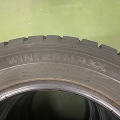 ダンロップスタッドレス　185/60R15　ウインターマックスWM01 2018年製 の画像