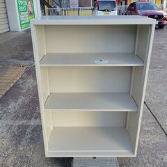 オカムラ　３段オープン書庫　本棚　W800《中古良品》の画像