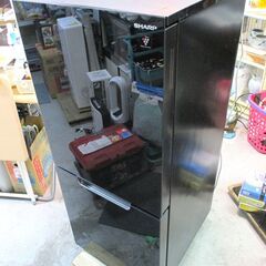 SHARP シャープ 冷凍冷蔵庫 SJ-GD15H-B ガラストップ 冷蔵庫 2ドア 両開き 152L 2022年製 動作OK 名古屋市近郊 配達可の画像