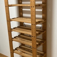 【無料】木製棚（ナチュラルカラー）
の画像