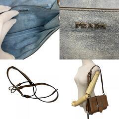 プラダ PRADA ショルダーバッグ 2way 1BD095 ブラウンの画像
