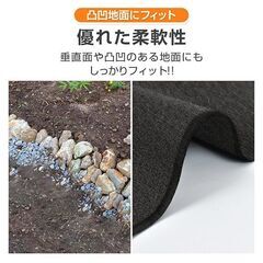 【新品】防草シート 1m×50m 高耐久 防草シート 厚手 雑草ブロック 光反射シート 農業用 雑草対策シート 防草マット gd008-50の画像