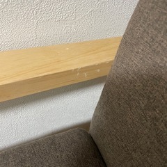 グレージュ　3人がけソファの画像