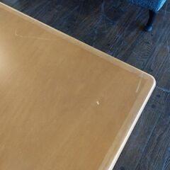 カリモク　ローテーブル『中古良品、小傷あり』の画像