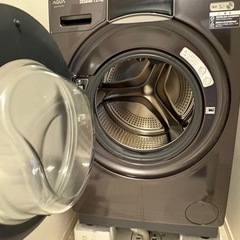【美品】 AQUA ドラム式洗濯機 AQW-DX12M-Wの画像