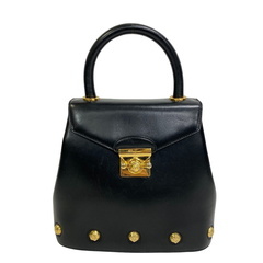 サルヴァトーレフェラガモ Salvatore Ferragamo ハンドバッグ スタッズ ブラックの画像