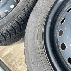YOKOHAMA ICE GUARD 18年製 ＋ ダイハツ純正鉄ホイール　14インチ　+45の画像