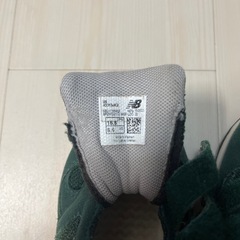 new balance 313 緑 スニーカー　15.5cmの画像