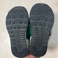 new balance 313 緑 スニーカー　15.5cmの画像
