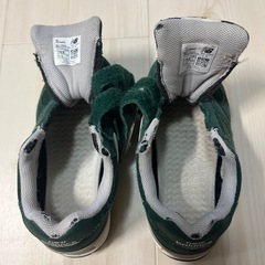 new balance 313 緑 スニーカー　15.5cmの画像