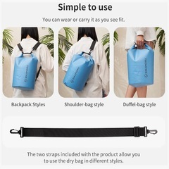 【美品】防水ドライバッグの画像