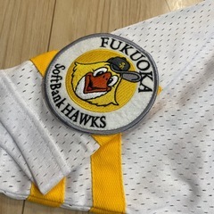 新品タグ付き！福岡ソフトバンクホークス ホームレプリカユニフォーム Sサイズの画像