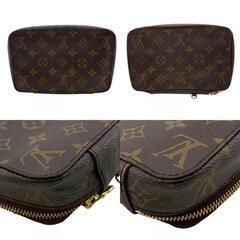 ルイヴィトン LOUIS VUITTON ポーチ モノグラム ポッシュ・モンテカルロ M47350 ブラウンの画像